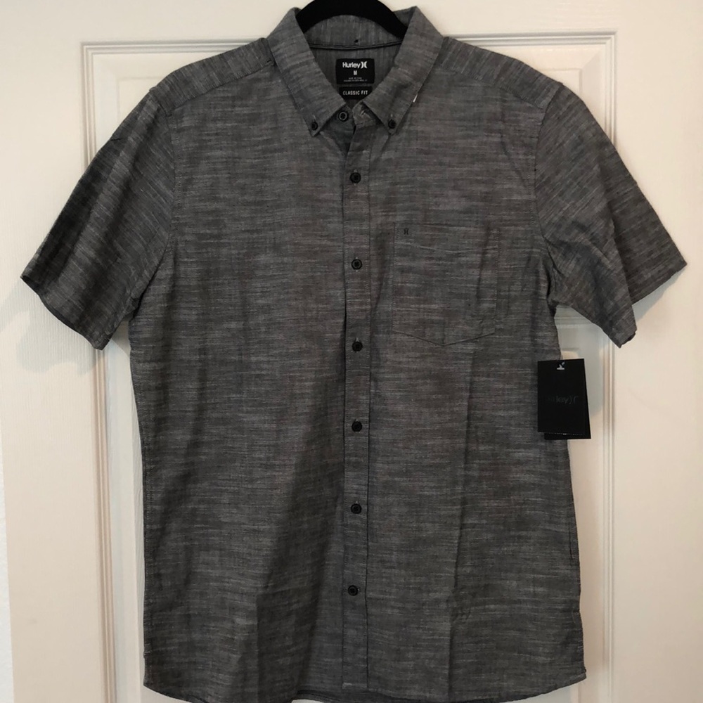 New Hurley One and Only 2.0 Button Down SS Medium